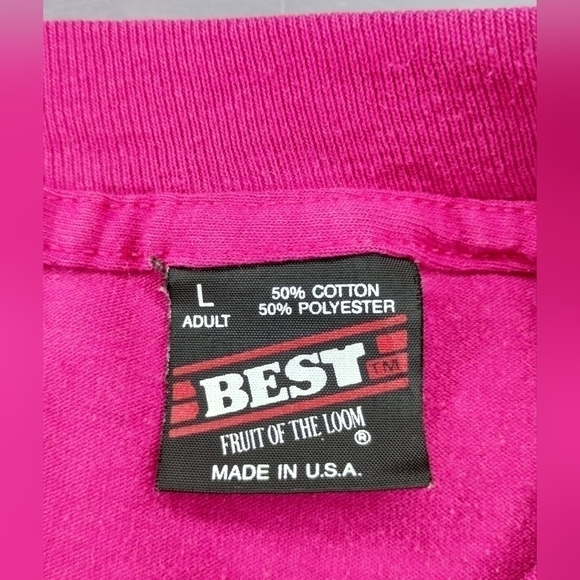 VINTAGE 90s Pequot Nation Pow Wow Tee Adult Large T-shirt Single Stitch Made USA - Picture 8 of 8